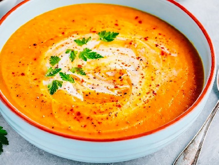 Морковена супа с джинджифил - снимка на рецептата